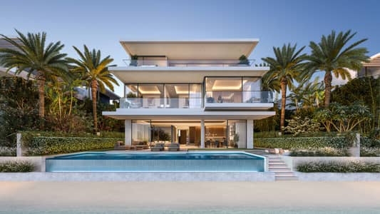 6 Bedroom Villa for Sale in Palm Jebel Ali, Dubai - PJA-Bluejay-Villa-Ext-Sea View-01. jpg