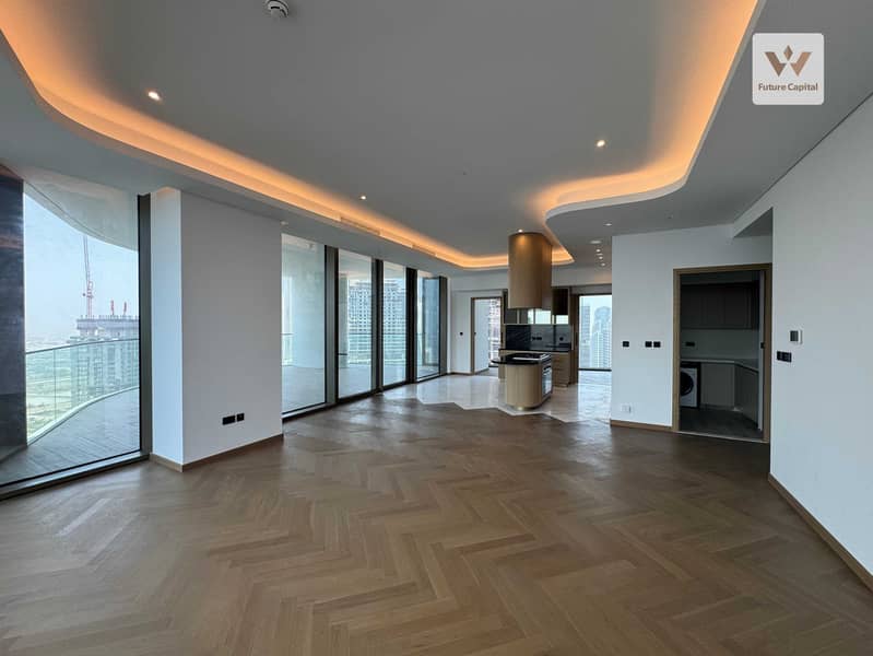 High-Floor 3BR | Jumeirah Living Business Bay | Canal & Skyline Views | Wooden Flooring