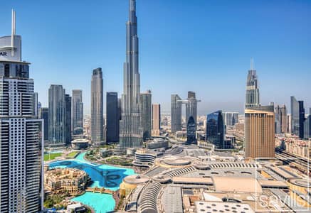 2 Bedroom Apartment for Rent in Downtown Dubai, Dubai - High Floor | Burj View | Link to Dubai Mall