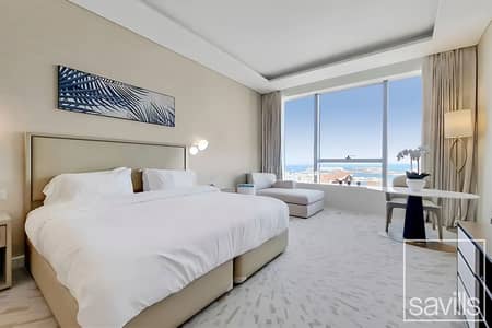 Studio for Rent in Palm Jumeirah, Dubai - High Floor | Burj Al Arab View | Available Now