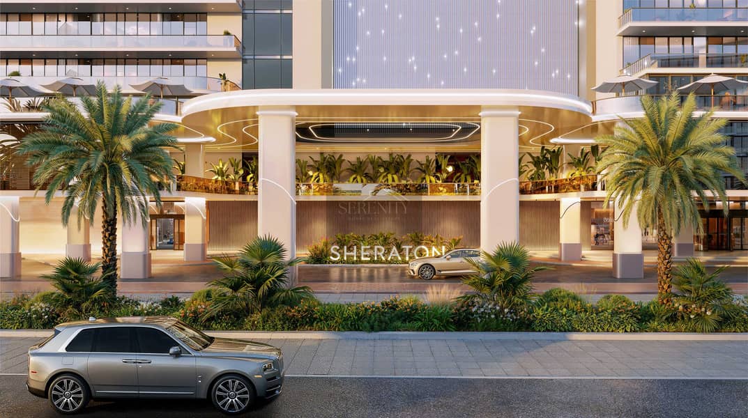 4 The Residences at Sheraton Al Marjan Island - drop-off area. jpg