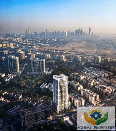 2 Bedroom Apartment for Sale in Jumeirah Village Circle (JVC), Dubai - 25017_Etheria_Final_Aerial_H001. jpeg
