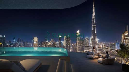 4 Slaapkamers Appartement te Koop in Downtown Dubai, Dubai - EXT10_Rooftop_Pool__B3. jpg 4 Slaapkamers Appartement te Koop in Downtown Dubai, Dubai - EXT10_Rooftop_Pool__B3. jpg
