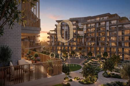 1 Bedroom Flat for Sale in City of Arabia, Dubai - Balcony - Sunken Courtyard. jpg 1 Bedroom Flat for Sale in City of Arabia, Dubai - Balcony - Sunken Courtyard. jpg