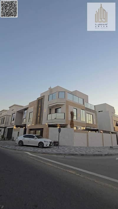 4 Bedroom Villa for Sale in Hoshi, Sharjah - Luxury corner villa, Arab-only ownership, with swimming pool 4 Bedroom Villa for Sale in Hoshi, Sharjah - Luxury corner villa, Arab-only ownership, with swimming pool