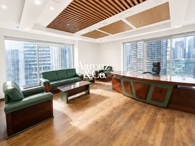Office for Rent in Business Bay, Dubai - Spacious | Furnished | Burj & Canal View | Vacant Office for Rent in Business Bay, Dubai - Spacious | Furnished | Burj & Canal View | Vacant