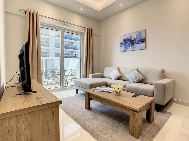Furnished 1BR Apartment | Hera Tower | Canal & City View