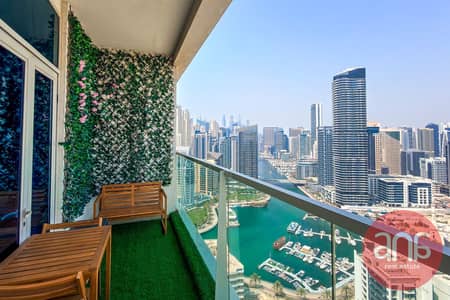 2 Slaapkamers Appartement te Huur in Dubai Marina, Dubai - Appartement in Dubai Marina，Studio One Tower, 2 slaapkamers, 135000 AED - 15662180