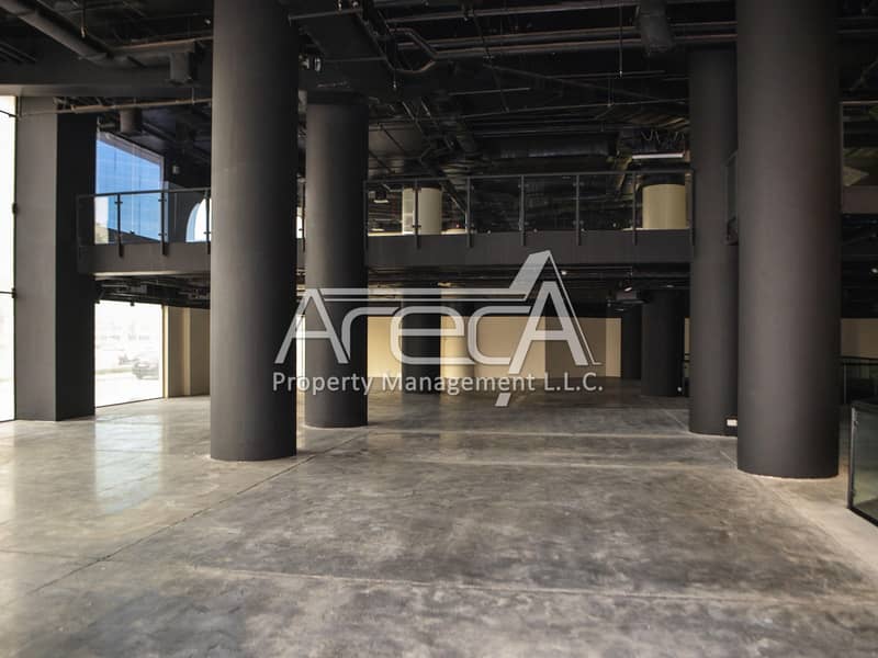 Spacious High-end Showroom ( Basement+Ground+Mezzanine) | khalidiya areca