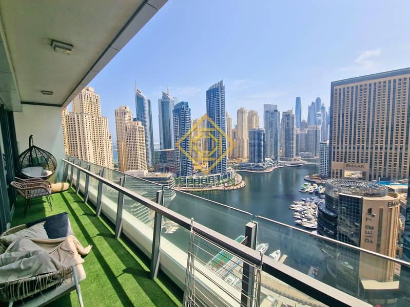 Full Marina View | 2BR | Unfurnished | High Floor Full Marina View | 2BR | Unfurnished | High Floor
