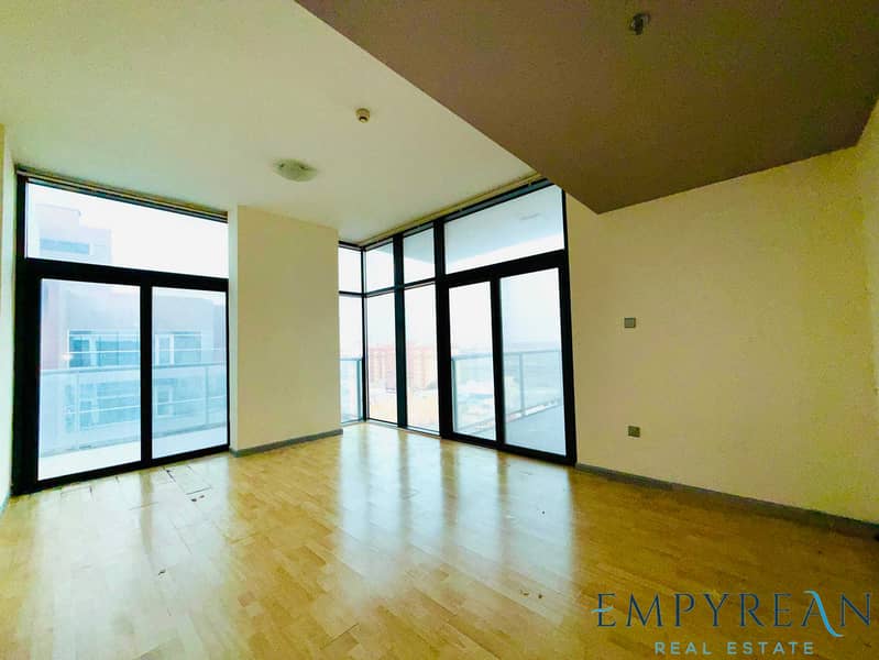 Corner 1BR Apartment | Binghatti Apartments DSO | Balcony with City View | Open-Plan Layout