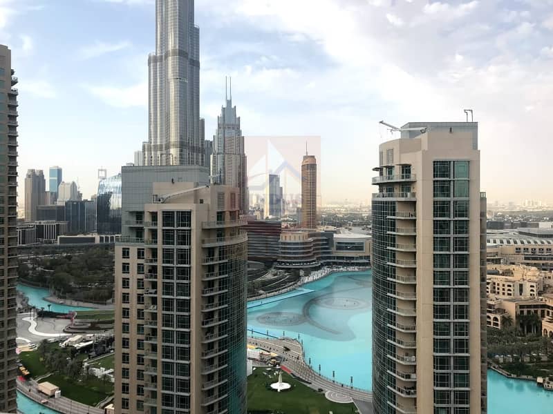Full Burj and Fountain View | 2BR | Vacant
