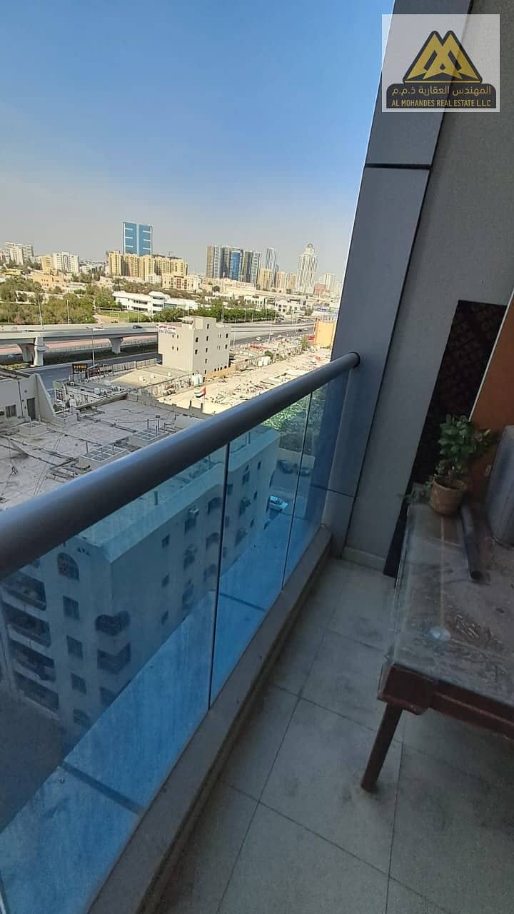 1BR apartment City Tower 2 baths balcony open view 30K unfurnished 32K furnished free parking up to 4 payments prime location ready to move in - View 3