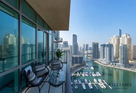 2 Bedroom Flat for Sale in Dubai Marina, Dubai - Spectacular Marina View | High Floor | Upgraded