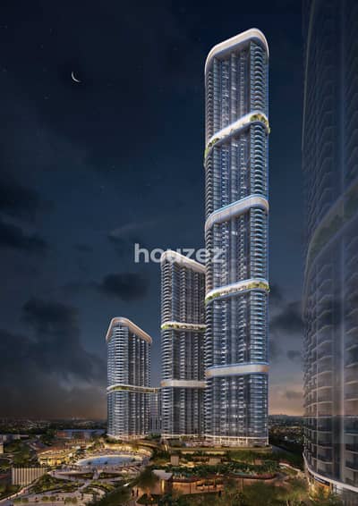 1 Bedroom Apartment for Sale in Sobha Hartland 2, Dubai - 1 Toblerone A 02 03 04_Night View_20240511. jpg 1 Bedroom Apartment for Sale in Sobha Hartland 2, Dubai - 1 Toblerone A 02 03 04_Night View_20240511. jpg