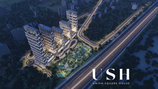 2 habitaciones Apartamento para en Venta en Sobha Hartland, Dubai - nightoverview01. jpg