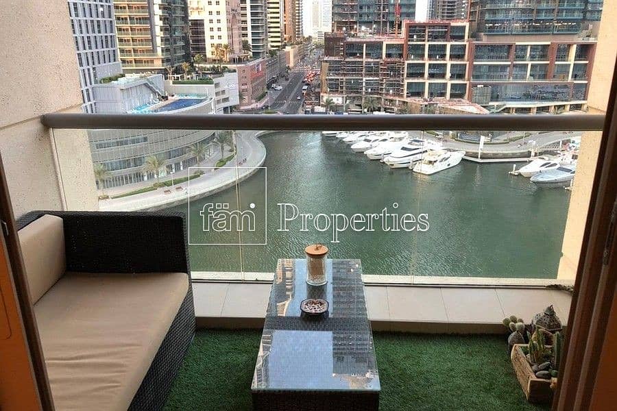 Full Marina view | Fully furnished | Vacant