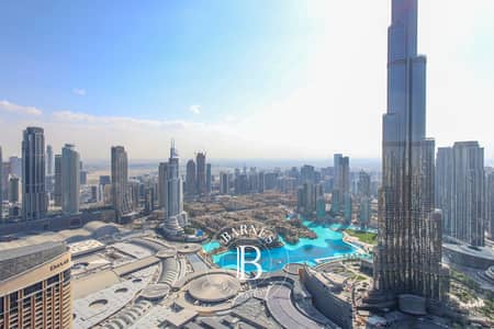 4 Bedroom Flat for Sale in Downtown Dubai, Dubai - BURJ KHALIFA VIEW | SEA VIEW | UPRGADED | VERY HIGH FLOOR 4 Bedroom Flat for Sale in Downtown Dubai, Dubai - BURJ KHALIFA VIEW | SEA VIEW | UPRGADED | VERY HIGH FLOOR