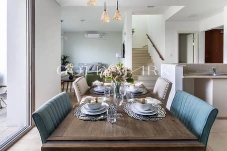 3 Bedroom Townhouse for Rent in Town Square, Dubai - Fully Furnished I Backing Pool I Vacant Soon 3 Bedroom Townhouse for Rent in Town Square, Dubai - Fully Furnished I Backing Pool I Vacant Soon