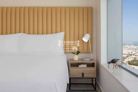 Estudio para en Alquiler en Sheikh Zayed Road, Dubai - Bed Image - SV. jpg