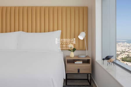 Estudio para en Alquiler en Sheikh Zayed Road, Dubai - Bed Image - SV. jpg