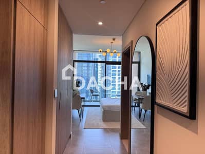 Studio for Rent in Business Bay, Dubai - Furnished | Burj Khalifa View | Brand New
