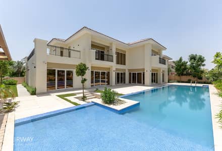 7 Bedroom Villa for Sale in Jumeirah Golf Estates, Dubai - Huge Corner Plot | Golf Course View | Vacant Villa