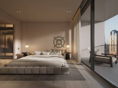 2 Slaapkamers Appartement te Koop in Za'abeel, Dubai - 2B Master bedroom. jpg 2 Slaapkamers Appartement te Koop in Za'abeel, Dubai - 2B Master bedroom. jpg