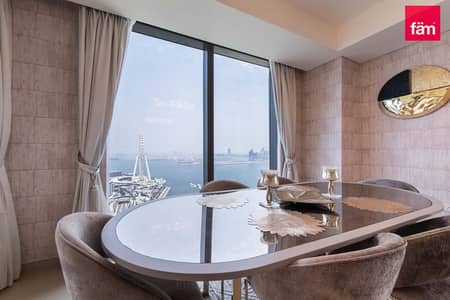 3 Bedroom Flat for Rent in Dubai Marina, Dubai - Unique Layout | High Floor | Full Sea View 3 Bedroom Flat for Rent in Dubai Marina, Dubai - Unique Layout | High Floor | Full Sea View