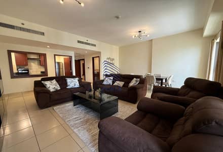 2 Bedroom Flat for Rent in Jumeirah Beach Residence (JBR), Dubai - Fully Furnished | Partial Sea | Exclusive