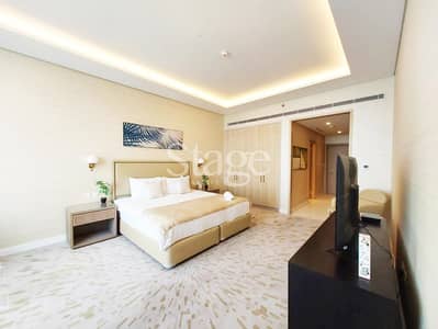 Studio for Rent in Palm Jumeirah, Dubai - Fully Furnished | On High Floor | Ain Dubai View