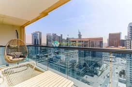 شقة في برج الزمان والمكان،دبي مارينا 1 غرفة 91999 درهم - 15728095