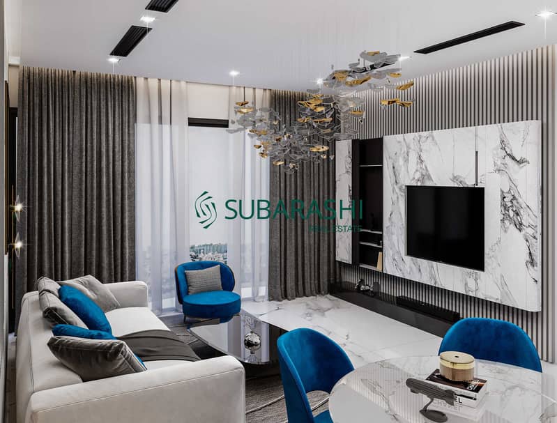 6 1BHK_render_LIVING TV UNIT VIEW. jpg