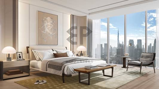 3 Bedroom Flat for Sale in Sheikh Zayed Road, Dubai - Jumeirah Residences-Emirates Towers- INT -3BR-BR-01. jpg 3 Bedroom Flat for Sale in Sheikh Zayed Road, Dubai - Jumeirah Residences-Emirates Towers- INT -3BR-BR-01. jpg