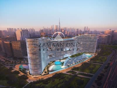 1 Schlafzimmer Wohnung zum zum Verkauf in Business Bay, Dubai - Aquarise Exterior-1. jpg 1 Schlafzimmer Wohnung zum zum Verkauf in Business Bay, Dubai - Aquarise Exterior-1. jpg