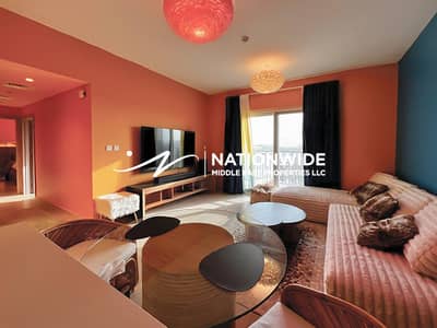 2 Bedroom Apartment for Sale in Yas Island, Abu Dhabi - Modified 2Br Home |Furnished |Canal+Ferrari View 2 Bedroom Apartment for Sale in Yas Island, Abu Dhabi - Modified 2Br Home |Furnished |Canal+Ferrari View