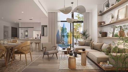 4 habitaciones Townhouse para en Venta en Yas Island, Abu Dhabi - ALDAR_SustainableCity01_CGI22_Livingroom_04. jpg 4 habitaciones Townhouse para en Venta en Yas Island, Abu Dhabi - ALDAR_SustainableCity01_CGI22_Livingroom_04. jpg
