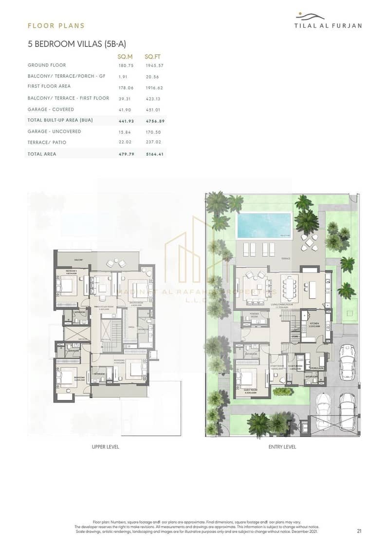 32 Tilal Al Furjan Floor Plan 5B-A Layout. jpg