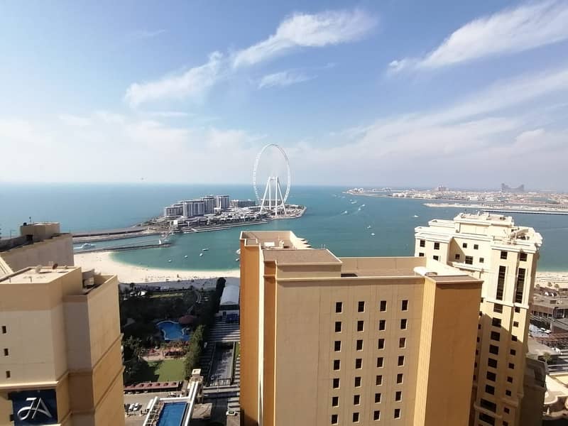 Bright & Beautiful XL 2Bed in JBR for Rent