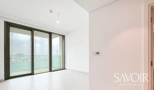 2 Bedroom Apartment for Rent in Dubai Creek Harbour, Dubai - Burj Sea View | Unfurnished | High Floor