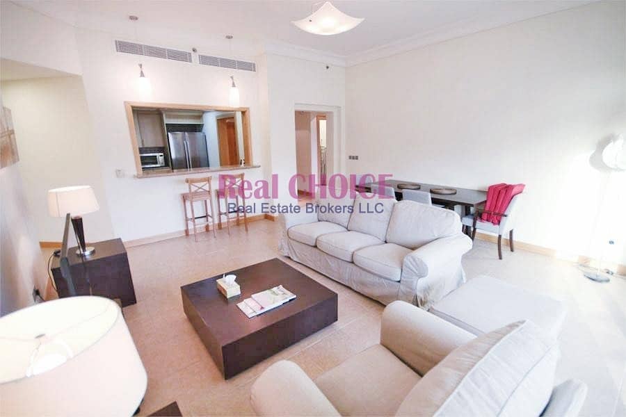 Spacious Layout|Fully Furnished 2BR + Maid Apt.