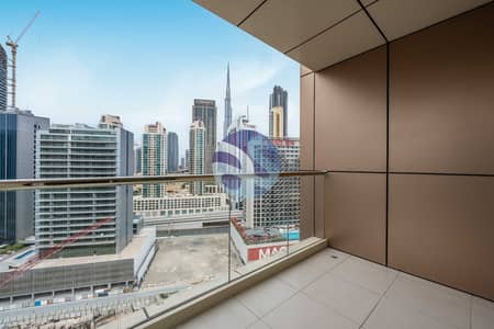 Appartement de 2 chambres à à louer à Business Bay, Dubai - BR Balcony 1. jpg