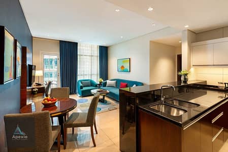 1 Schlafzimmer Hotel Apartment zum zur Miete in Business Bay, Dubai - 1-Bedroom-Apartment-Family-hotel-apartments-Business-Bay-Dubai-city-View3. jpg