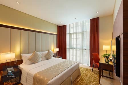 1 Schlafzimmer Hotel Apartment zum zur Miete in Business Bay, Dubai - 1-Bedroom-Apartment-Family-hotel-apartments-Business-Bay-Dubai-city-View. jpg