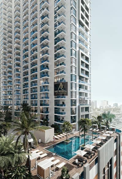 1 Camera Appartamento in Vendita a Ajman Free Zone, Ajman - Ajman Creek Towers Pool View 2. jpg 1 Camera Appartamento in Vendita a Ajman Free Zone, Ajman - Ajman Creek Towers Pool View 2. jpg