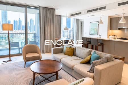 2 Bedroom Flat for Rent in Downtown Dubai, Dubai - Unique | Study | Burj View | Fully Furnished 2 Bedroom Flat for Rent in Downtown Dubai, Dubai - Unique | Study | Burj View | Fully Furnished