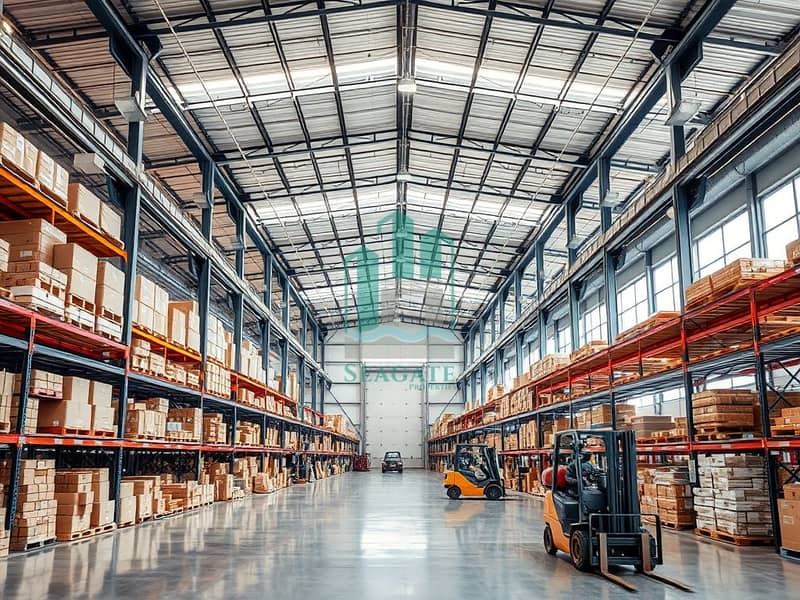 2 An_inside_view_of_a_modern_warehouse_showcasing_high_ceilings_large_open_spaces_and_rows_of_shelves_filled_with_boxes_The_interior_should_have_bright_LED_lighting_a_polished_concrete_floor_and_a_few_forklifts_in_motion_Large_windows_s. jpeg