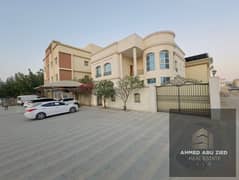 فيلا فاخرة مفروشة بالكامل - 5 غرف ماستر مع خزانات - مجلس - 2 صاله - غرفه طعام - مساحة كبيرة جدا - غرفة خادمة ماستر - فرش راقي - 7 حمام - تكييف سبليت