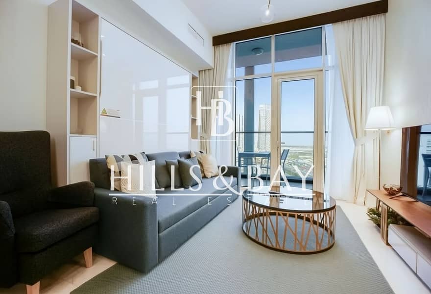 Luxury Convertible 1-Bed | Steps from Dubai Canal Luxury Convertible 1-Bed | Steps from Dubai Canal