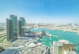 شقة في برج تالا،مارينا سكوير،جزيرة الريم 1 غرفة 88000 درهم - 15778119